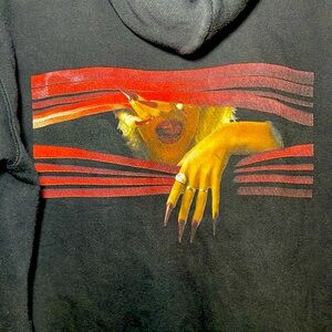 Mens Graphic Hoodie Not Sure of Brand Size Medium